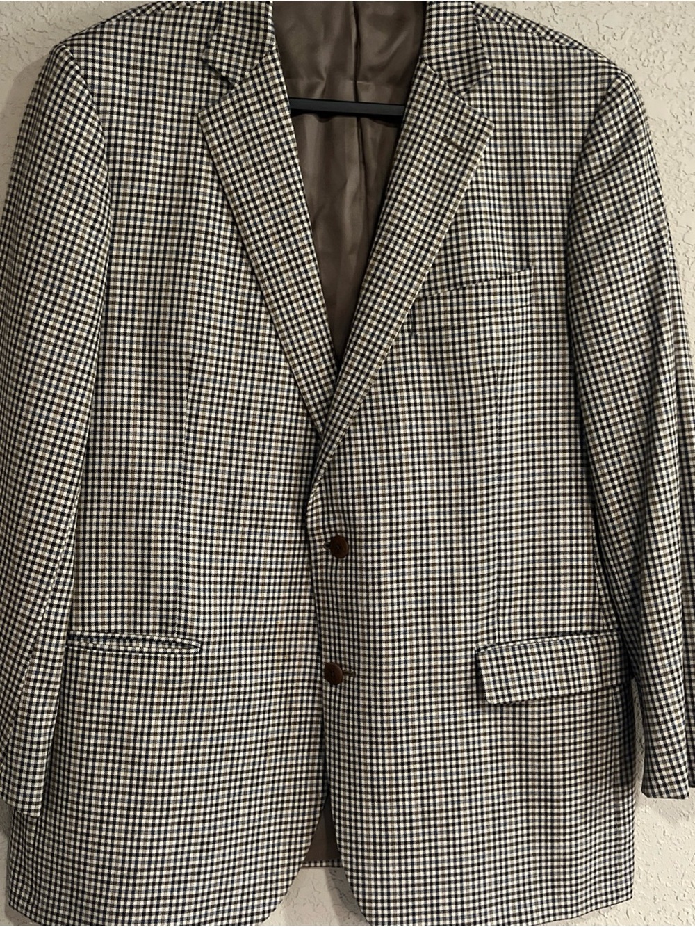 Brooks Brothers Men’s Wool Blazer Jacket Sport  44R Saxxon Fitzgerald